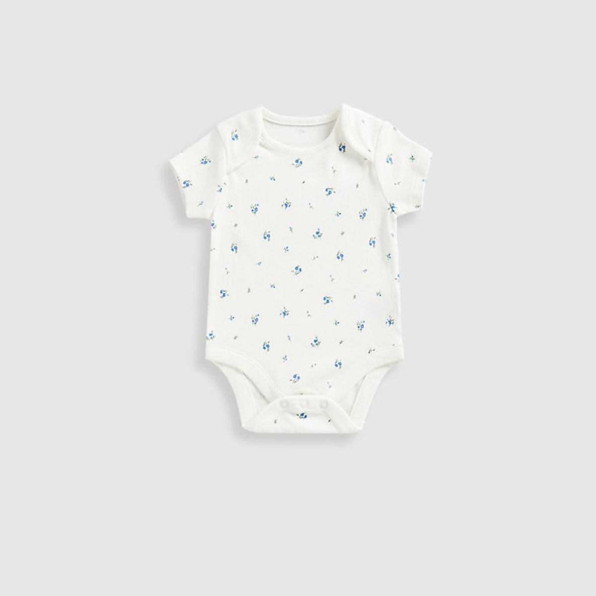 Mothercare Baby Girl Short Sleeve Ditsy Floral Bodysuits - 5